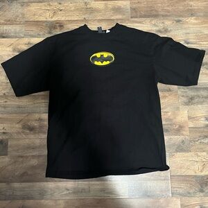 H&M Black Tee with Batman logo